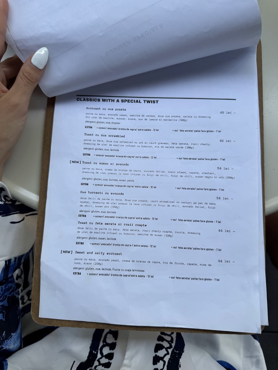 Menu Plantini One Herastrau Plaza-2